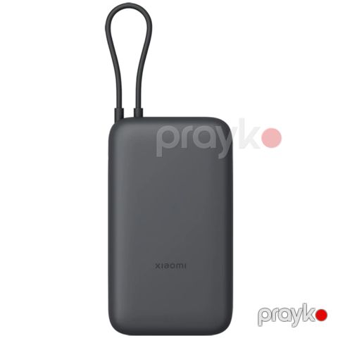 Power Bank Xiaomi 20000 mAh Integrated Cable BHR9740GL Dark Gray — Bakı