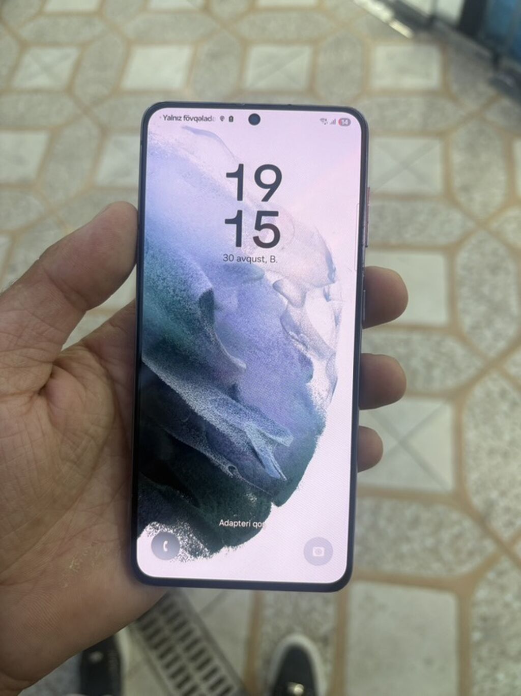 Samsung Galaxy S21, 128 GB, rəng - Göy, Düyməli, Barmaq izi — Samsung, Xırdalan (3)