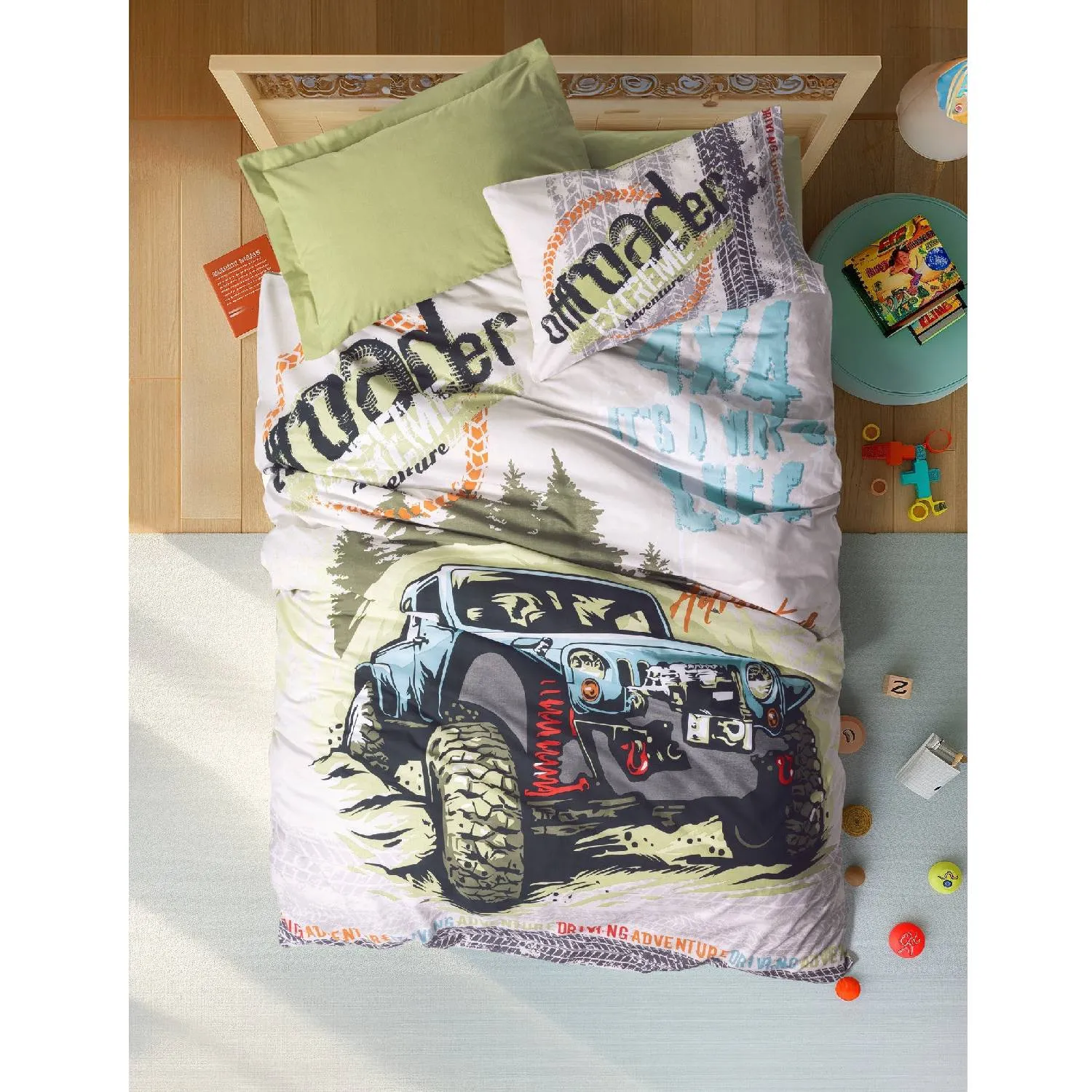 Uşaq yataq dəsti Cotton Box Adventure Tək nəfərlik (8680108078969) — Bakı