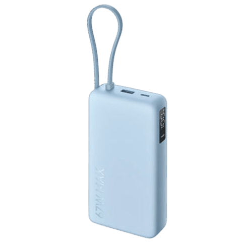 Xiaomi 67W 20000 mAh Integrated Cable BHR08O8GL Ice Blue — Bakı