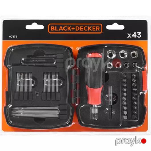 Vintburan dəsti Black&Decker A7175-XJ / 43 PCS — Təmir və inşaat, Bakı (2)