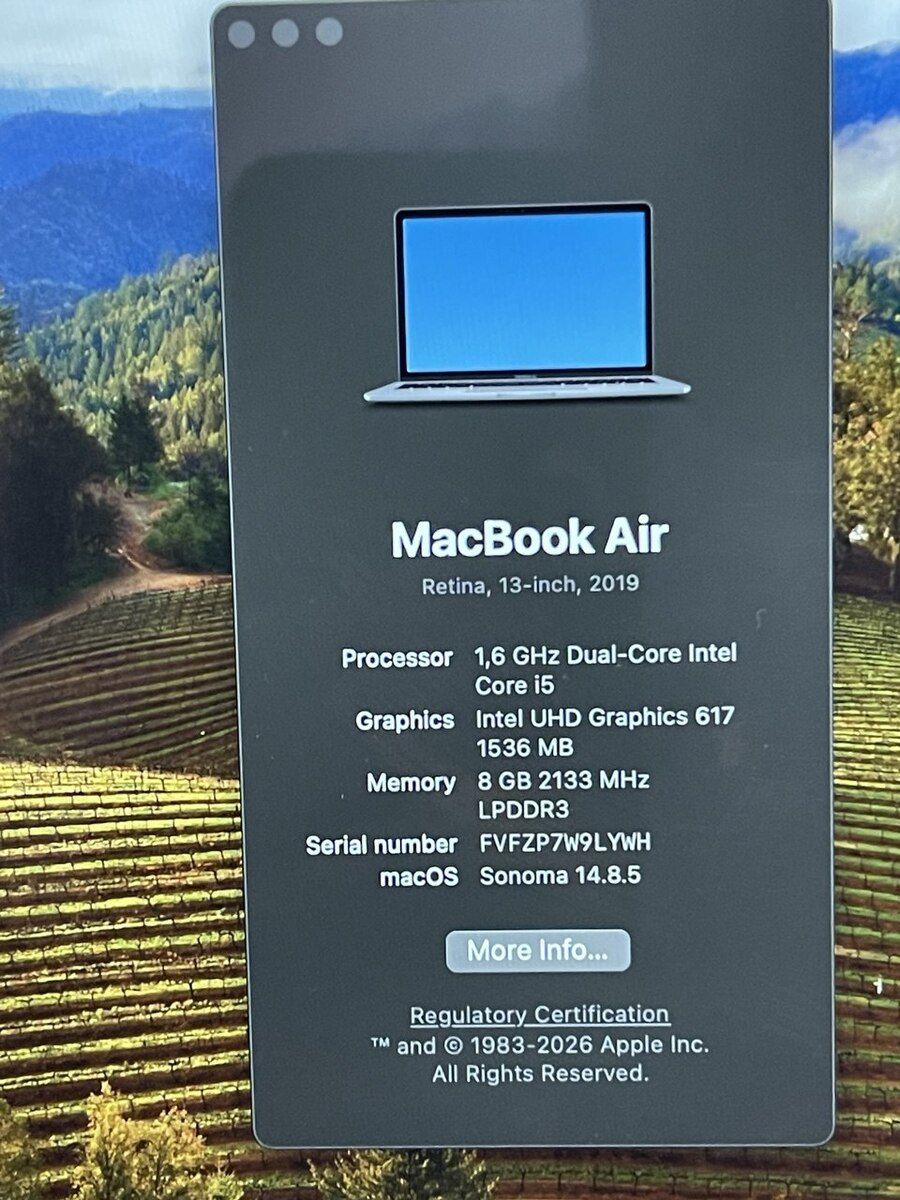 Apple MacBook Air 8GB RAM 256GB SSD — Elektronika, Bakı (4)