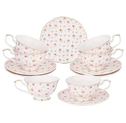 Çay dəsti Lefard Sonnet In Roses 6 nəfərlik 12 parça 270 ml (275-1257) — Bakı