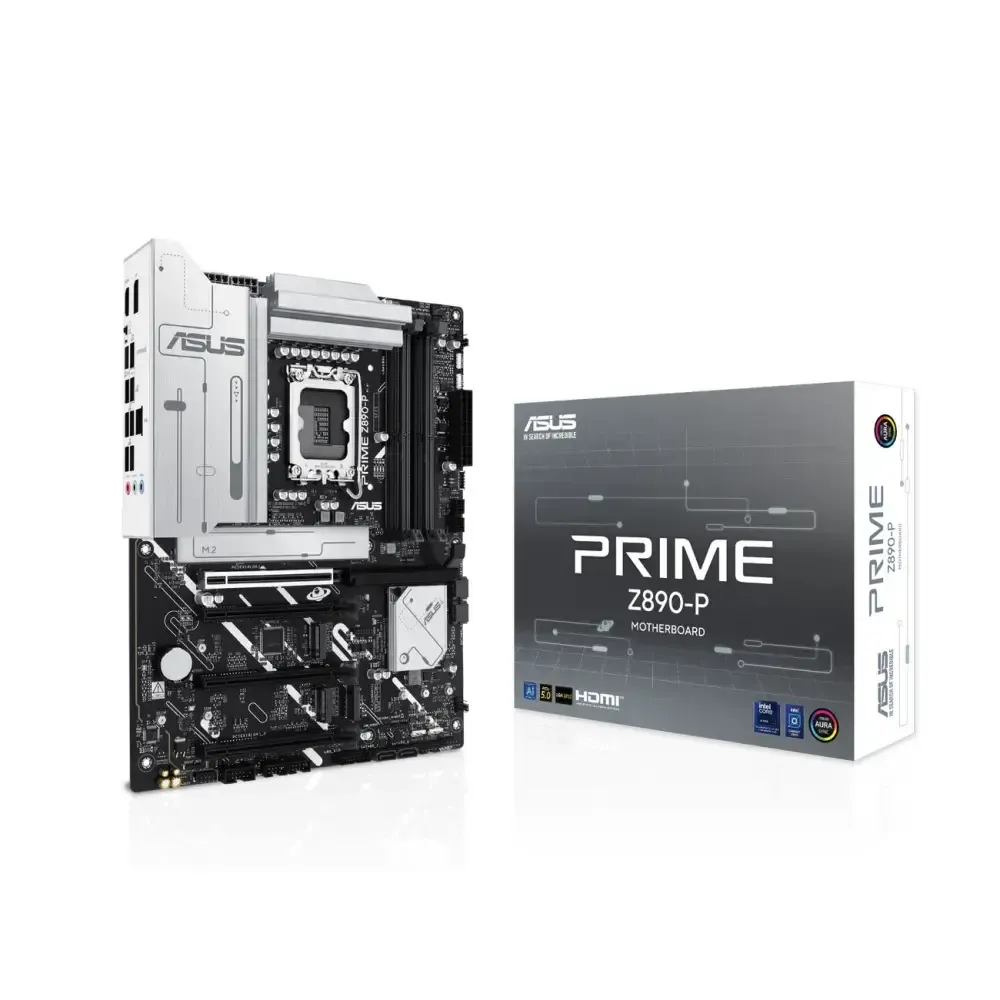 Ana plata ASUS prıme Z890-P LGA1851/INTEL core ultra (series 2)/INTEL Z890/4XDDR5/4XM.2/4XSATA/ATX (90MB1I50-M0EAY0) — Bakı
