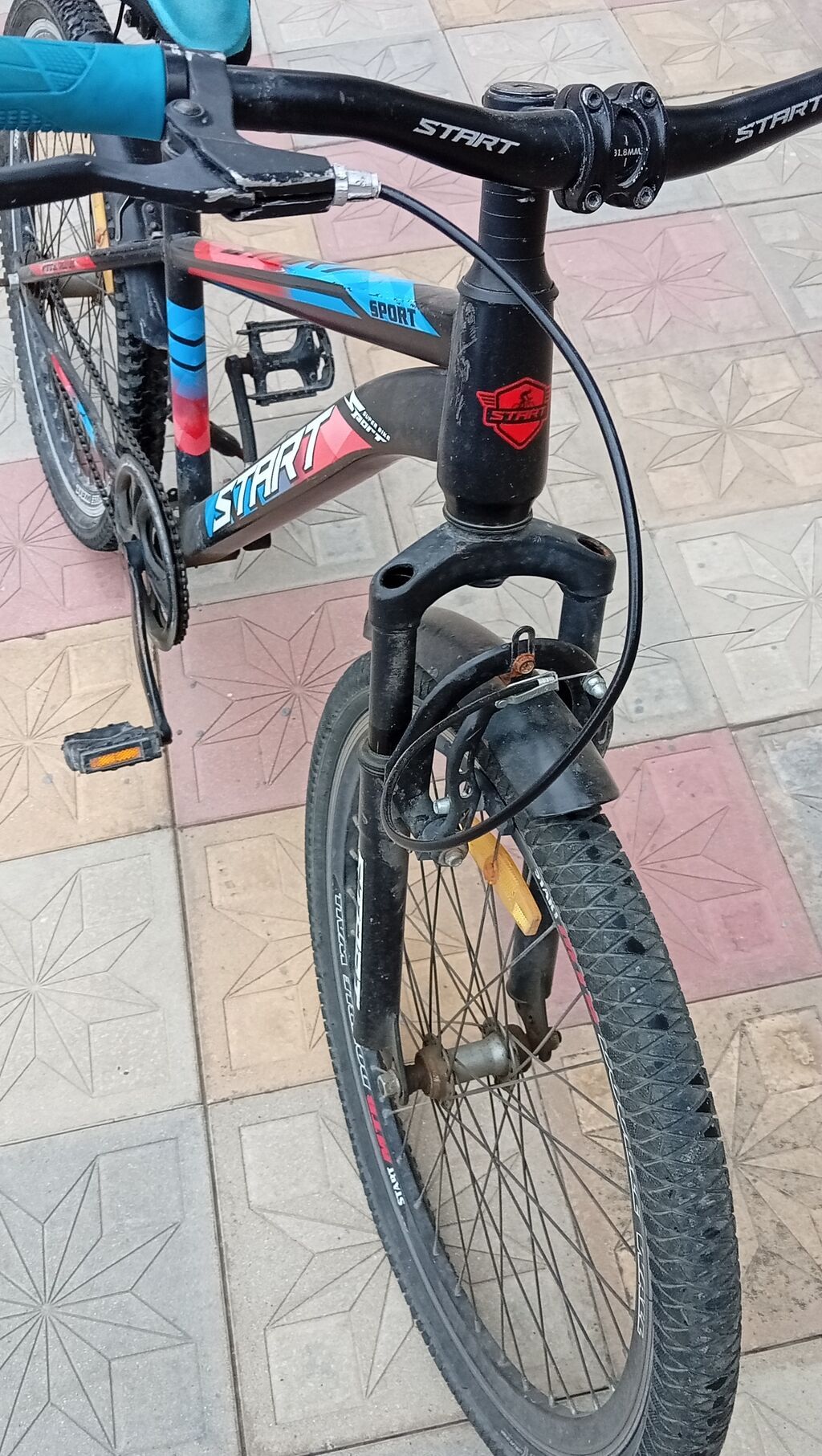 Yeni Şəhər velosipedi Start, 24", sürətlərin sayı: 1 — Velosipedlər, Bakı (4)