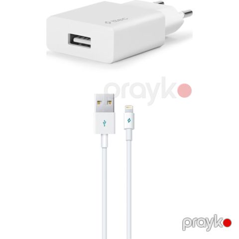 Adapter Ttec SmartCharger Travel 2SCS20LB White