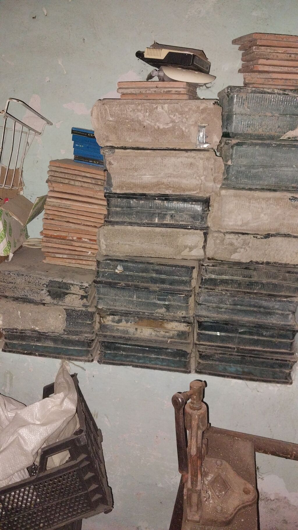 Şüşə blok/plita – dekorativ relyefli - Material: qalın, yaşıl tonlu — Təmir və inşaat, Masallı (3)