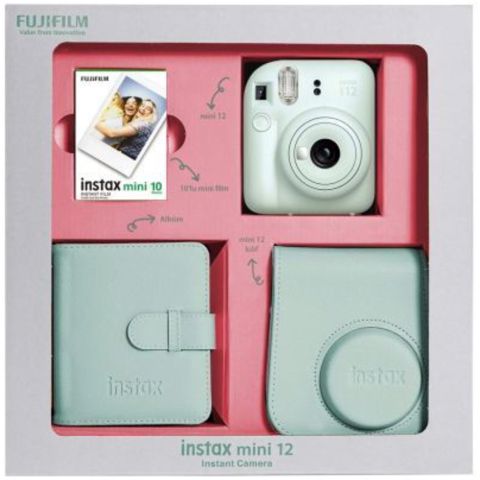 Fujifilm Instax Mini 12 Mint Green Bundle Box — Bakı