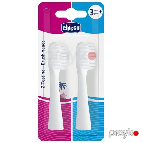 Elektrikli diş fırçası üçün başlıqlar Chicco 00008545010000 (2 ədəd) — Bakı