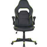 2E Gaming Chair 2E-GC-HEB-BK Hebı Black&Green — Компьютерные столы и кресла