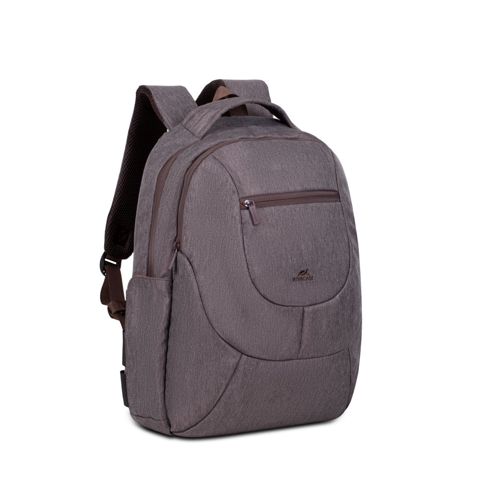 Notbuk üçün su keçirməyən çanta Rıvacase 7761 mocha Laptop backpack 15.6" / 6 (7761MCH) — Bakı