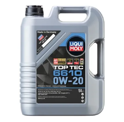 Avtomobil mühərrik yağı Liqui Moly Top Tec 6610 0W-20 5L (21662) — Bakı