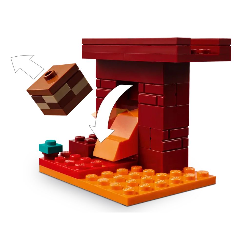 Lego Constructor Minecraft The Nether Lava Battle Set 21266 / 5702017815404 — Mallar, Bakı (3)