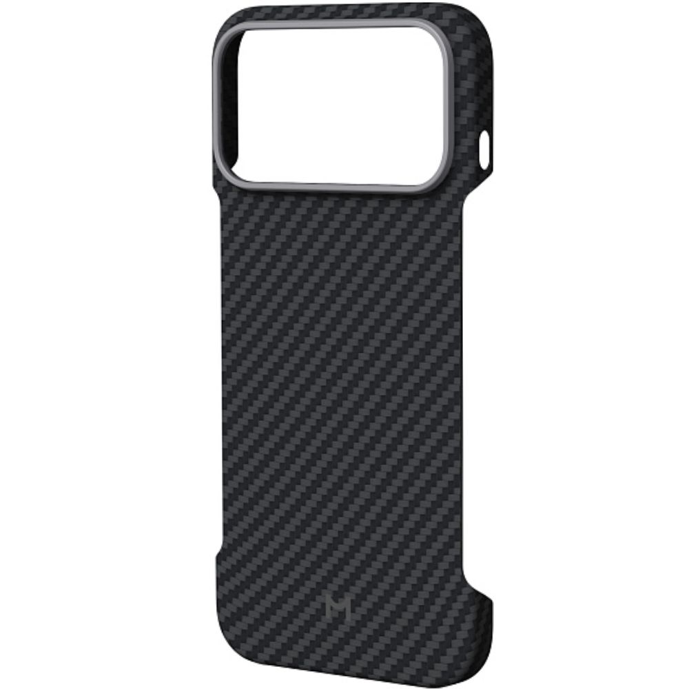 Qoruyucu örtük Magssory iPhone 17 Pro Max Aramid Zero CFB048 Black — Çexollər, Bakı (2)