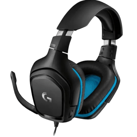 Logitech G432 Leatherette Gaming Black&Blue