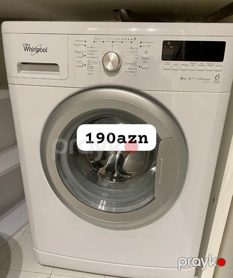 Whirlpool önyükləməli paltaryuyan maşın - Tutum: 6 kq - Enerji sinfi