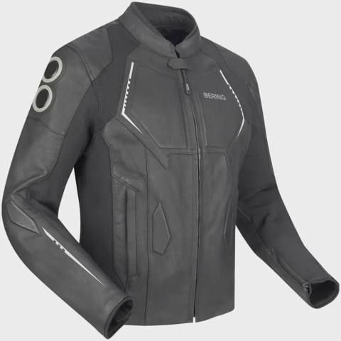Gödəkçə berıng jacket radıal BCB609 black/whıte (m) — Moto ekipirovka