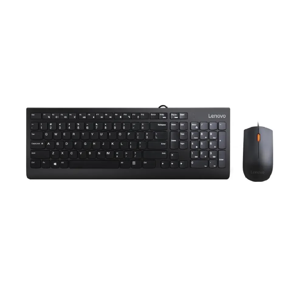 Klaviatura və kompüter siçanı Lenovo 300 Black (GX30M39635-N)