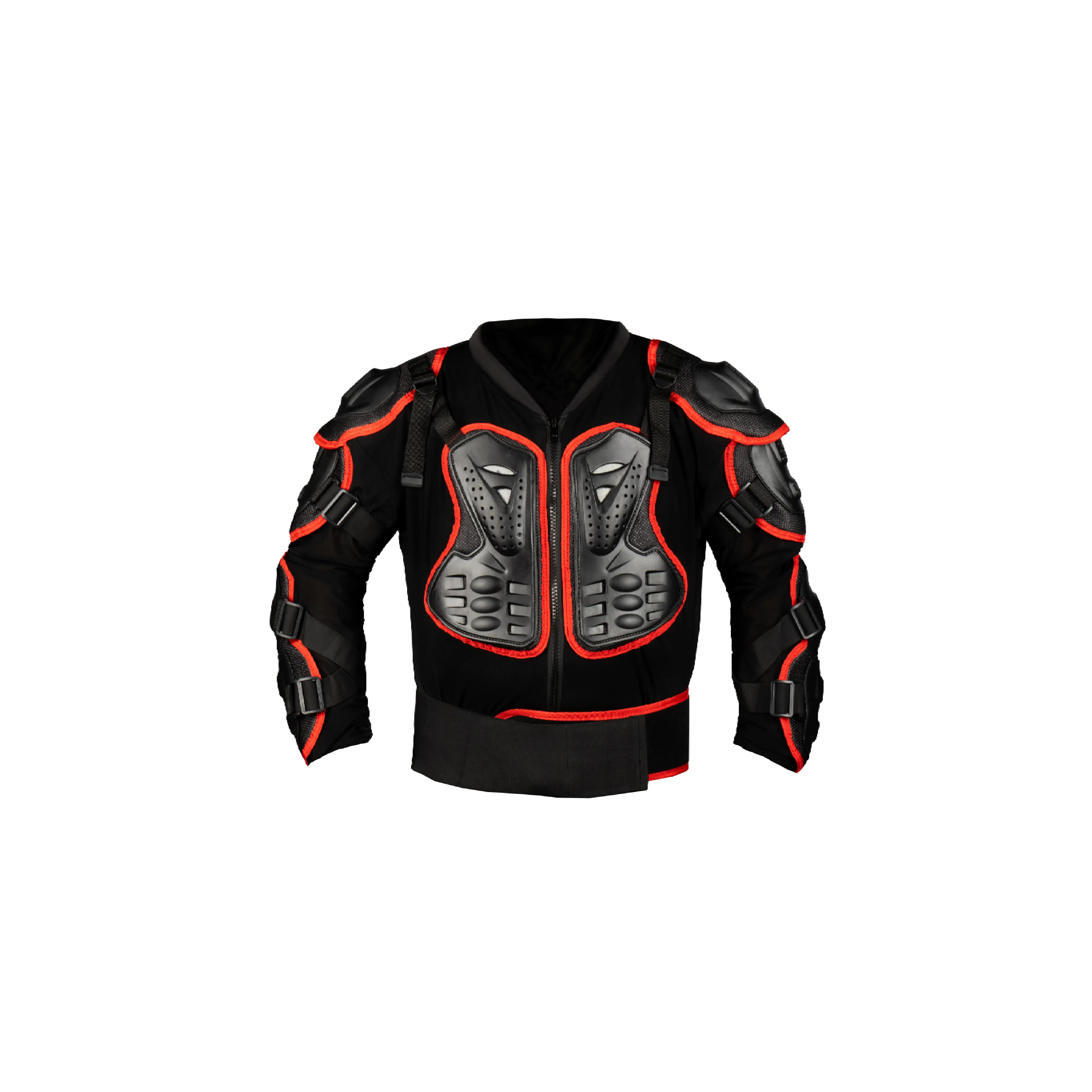Gödəkçə Motoverse Skelton Safety, black/red (XL) — Мотоэкипировка