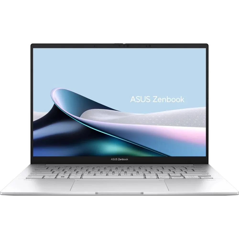 Notbuk ASUS Zenbook 14/OLED Touch Ultra 5 225H/16GB/512GB/Silver (90NB14W4-M00T90) — Bakı
