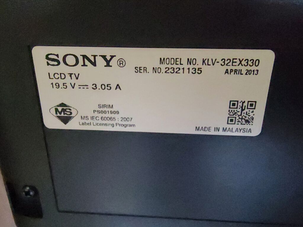 Sony LCD TV – KLV-32EX330 - Ekran: 32 düym, LCD - Marka/Seriya: Sony — Televizorlar, Bakı (4)