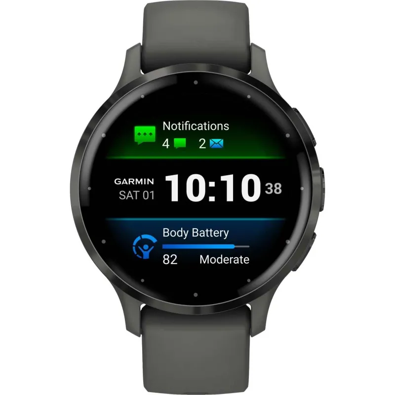 Smart saat Garmin Venu 3S Pebble Grey — Bakı