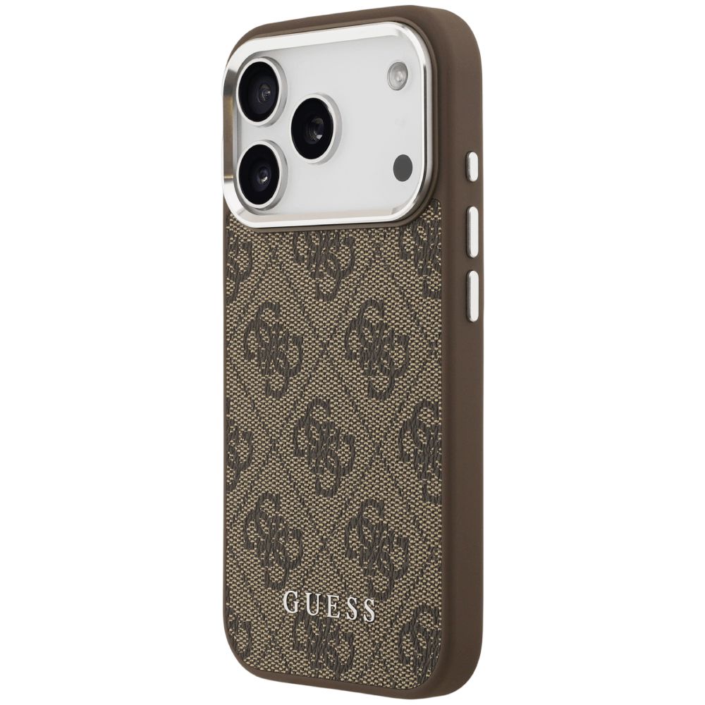 Qoruyucu örtük Guess iPhone 17 Pro GUHMP17LP4GSSMCW Brown — Çexollər, Bakı (3)