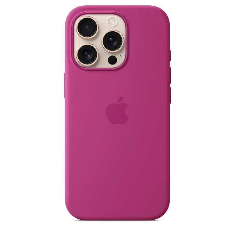 Çexol Apple iPhone 16 Pro Silicone Case with MagSafe - Fuchsia (MYYN3ZM/A) — Bakı