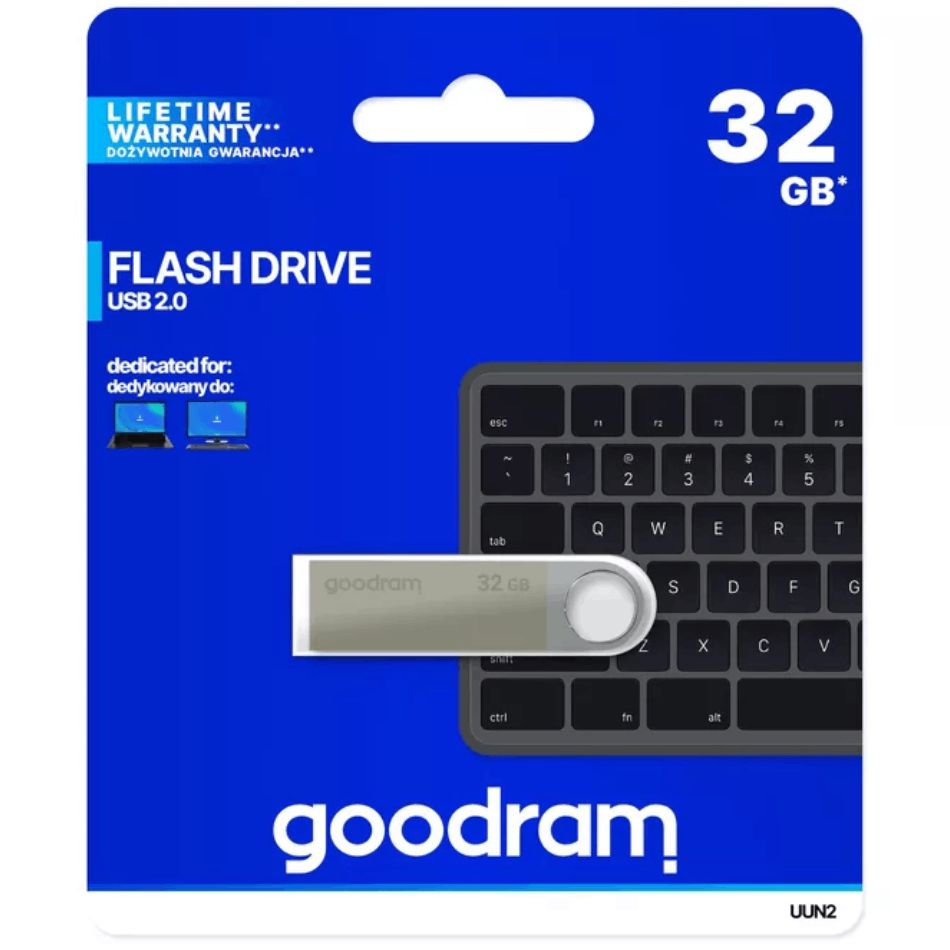 Fleş kart Goodram 32 GB USB 2.0 Silver UUN2 5908267920428 — Kompüterlər və noutbuklar, Bakı (3)
