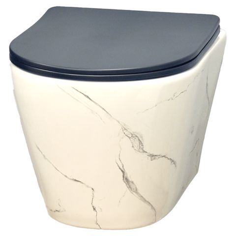Unitaz Gold Banyo 911 White Pattern — Bakı