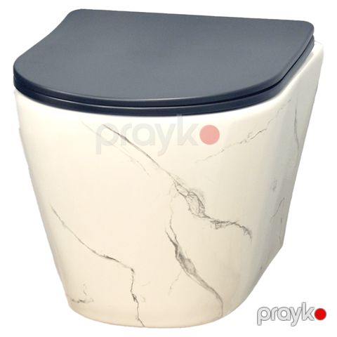 Unitaz Gold Banyo 911 White Pattern — Bakı