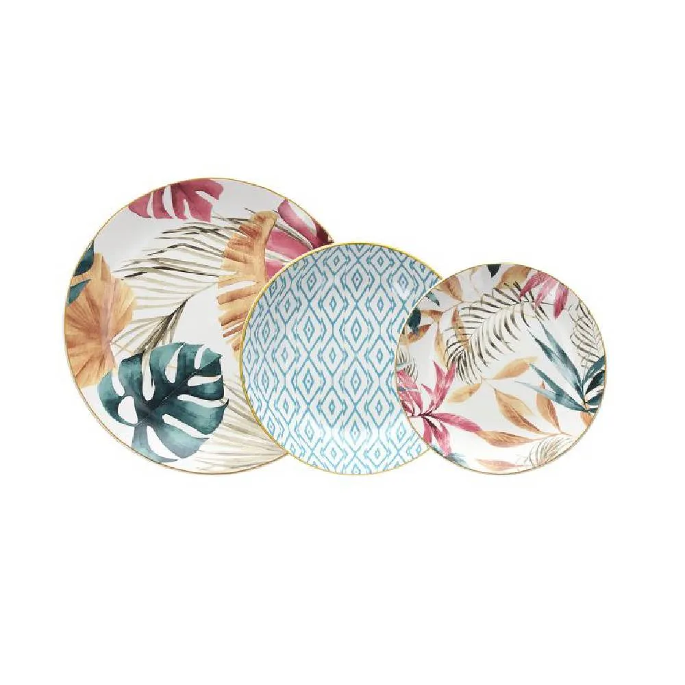 Yemək dəsti Tognana Tropical rose, 6 nəfərlik 18 parça (MC070186009) — Dining tableware