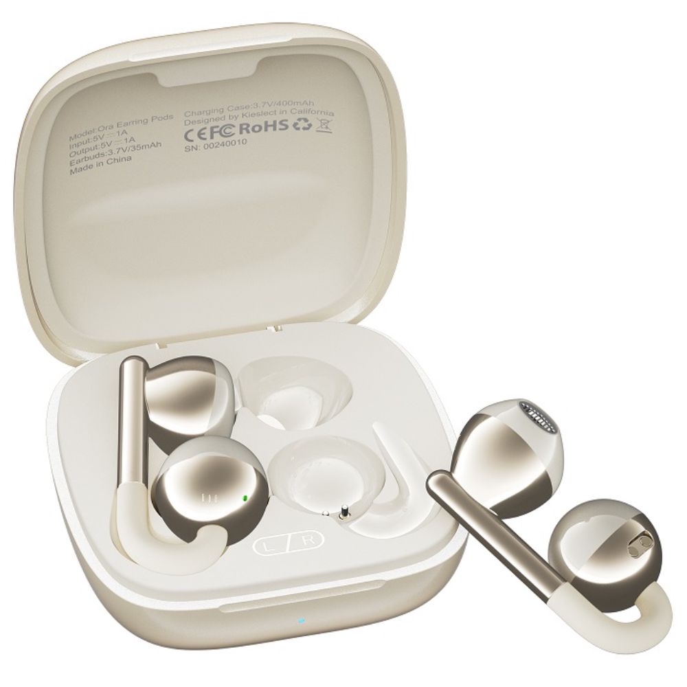 Qulaqlıq Kieslect Ora Earring Pods Oatmeal Gold — Simsiz qulaqlıqlar, Bakı (2)