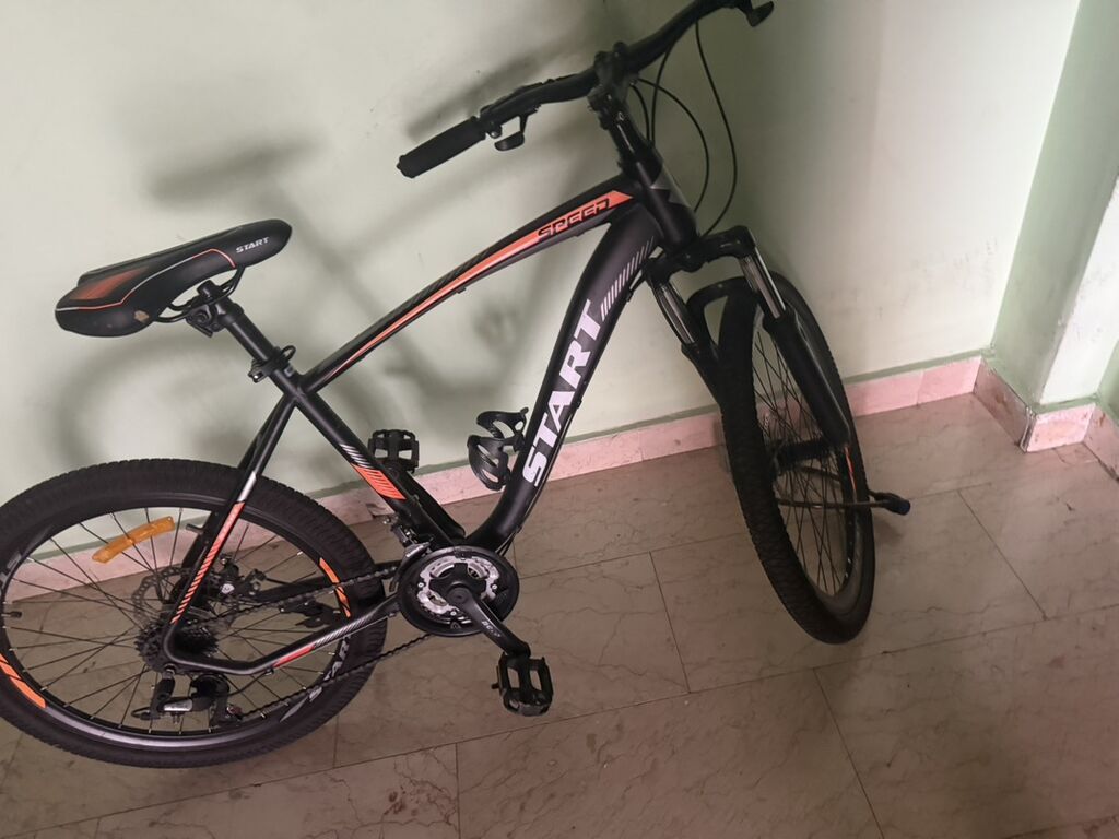 Start Speed dağ velosipedi - Rəng: mat qara, narıncı-qırmızı — Dağ velosipedləri, Bakı (6)
