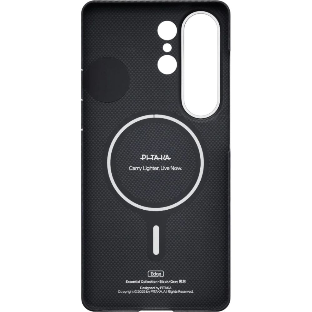 Qoruyucu örtük Pitaka Samsung Galaxy S26 Ultra 600D Edge ACAQOR871502 Black, Grey — Çexollər, Bakı (3)