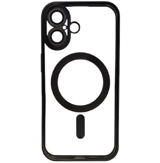 Iphone 16 case Silicone Hard Magsafe Black — Bakı