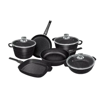 Tava qazan dəsti Burner Qranit 12 parça (NB012) — Bakı