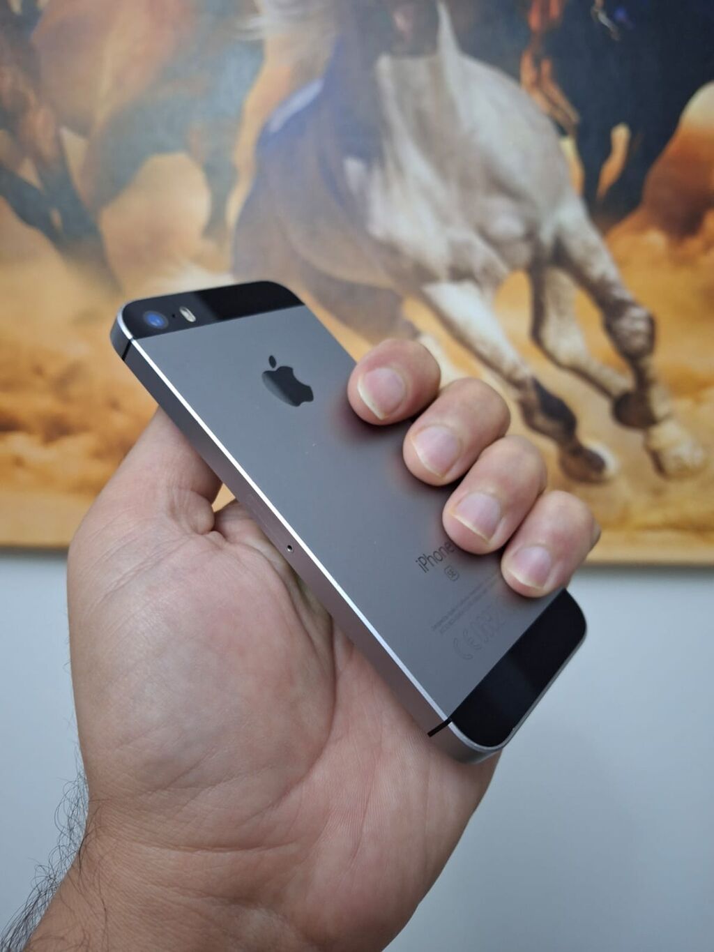 IPhone SE, 32 GB, Qara, Barmaq izi — Apple iPhone, Masazır (7)
