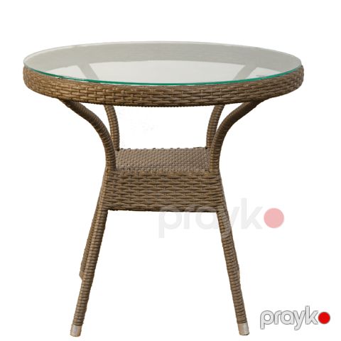 Masa Evalar Rotton D60 Qəhvəyi — Bakı