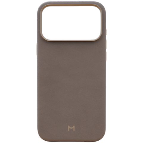 Qoruyucu örtük Magssory iPhone 17 Pro Max Eco-Leather CLT045 Latte — Bakı