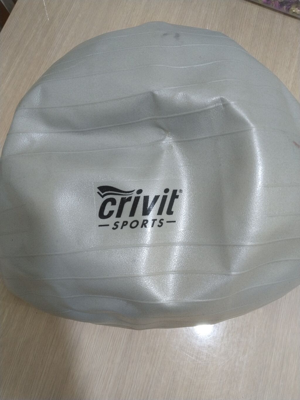 Crivit Sports fitnes/topu (gym ball), gümüşü rəng. 120 kq çəki — İdman və istirahət, Bakı (4)