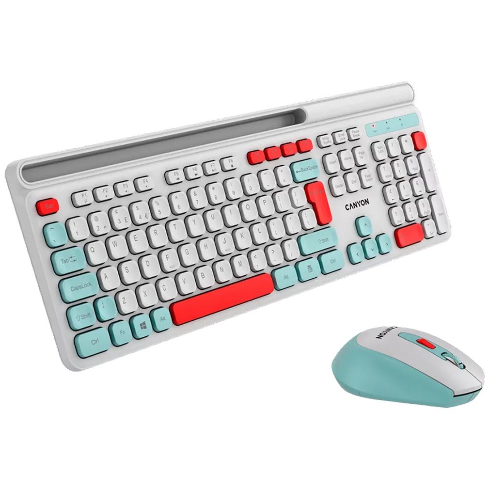 Klaviatura Canyon Combo White CNS-HSETW5BWT — Klaviaturalar və siçanlar, Bakı (3)