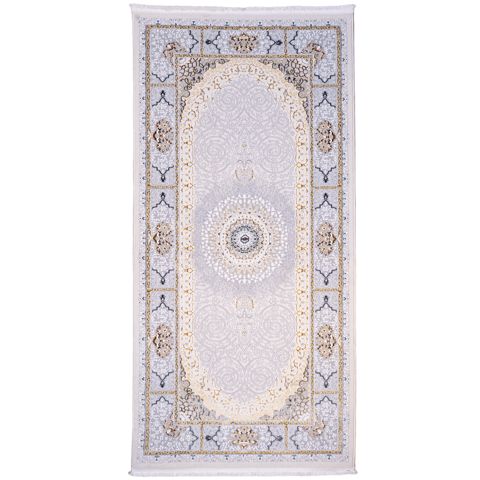 Xalça Mələklər Almas Silk 100×200 (A720B) Bej, Boz — Bakı
