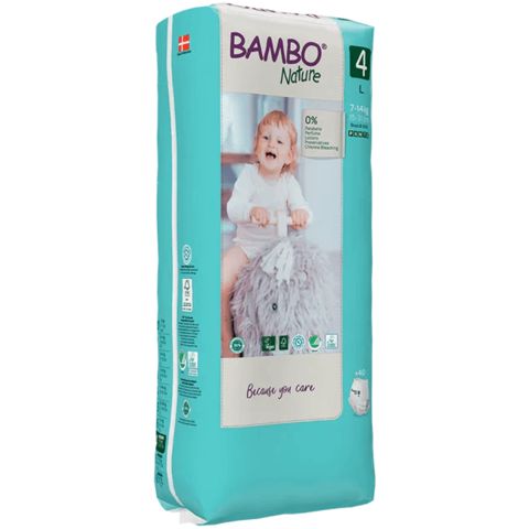 Uşaqlar üçün tuman bezləri Bambo Nature 4 40 ədəd 100002135450 — Bakı