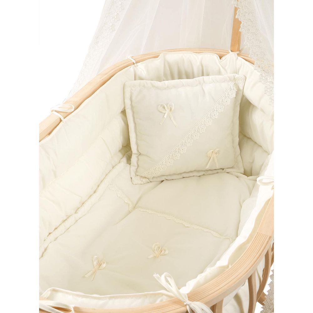 Beşik Tahterevalli Mika 80940 Krem — Uşaq otağı, Bakı (4)