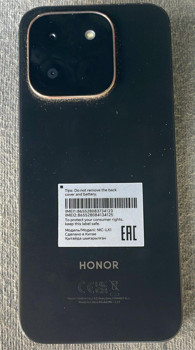 Honor X6c Midnight Black 128GB/6GB — Smartfonlar, Bakı (4)