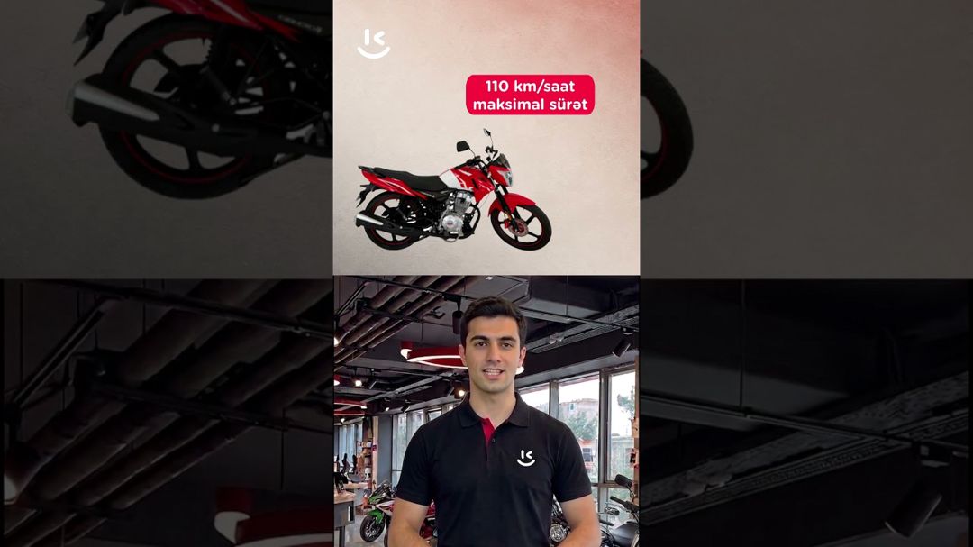 Motosiklet iHonzda GS4 Red — Motosikletlər, Bakı (3)
