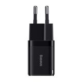 Adapter Baseus GaN3 Fast Charger 1C 30W Fast Wall Charger with Usb-c Socket Black (CCGN010101) — Ağıllı ev