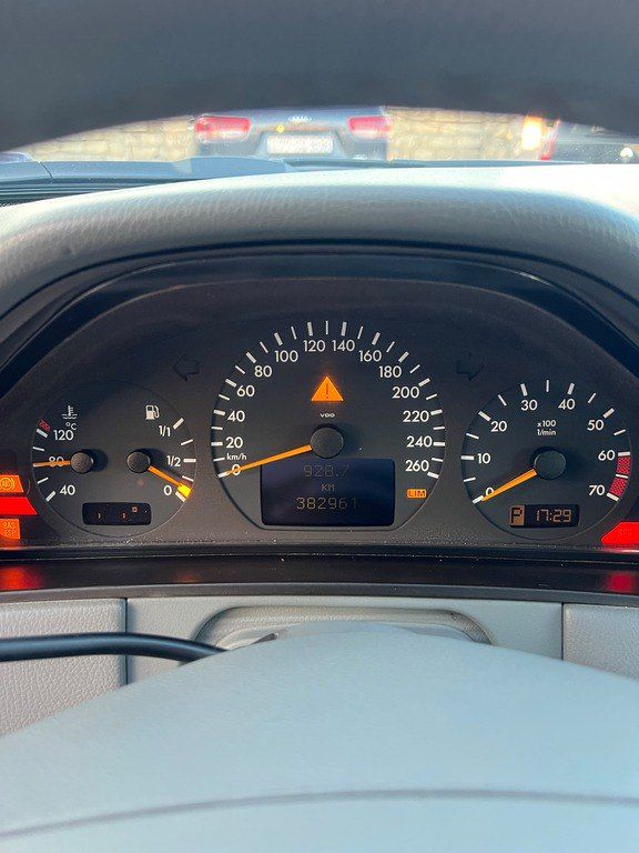 Mercedes E 240, 2.6 L, 2000 il, 382 961 km — Avtomobillər, Bakı (9)