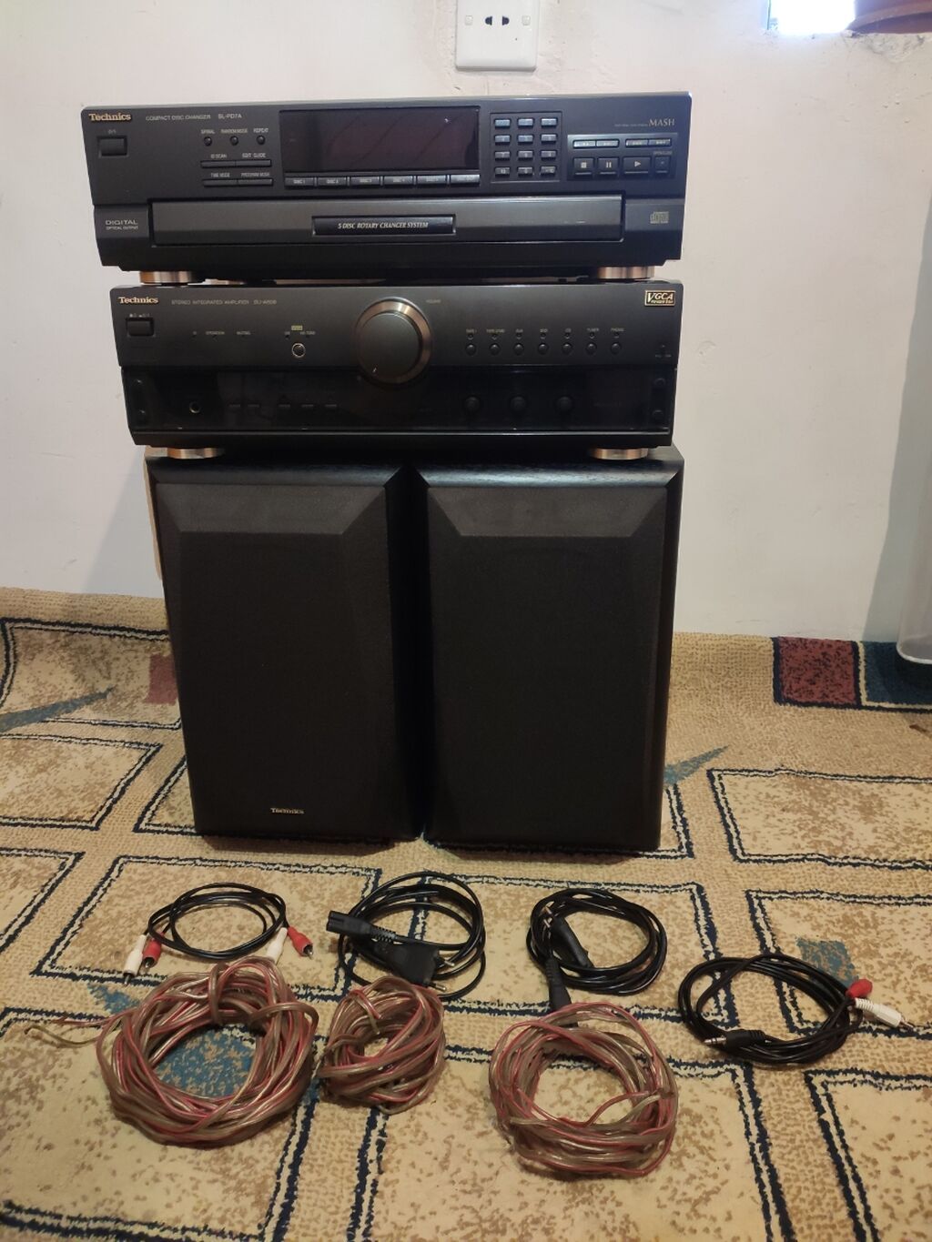 Salam əsl yapon markası olan technics audiotexnika dəsti satılır hər — Elektronika, Masazır (9)
